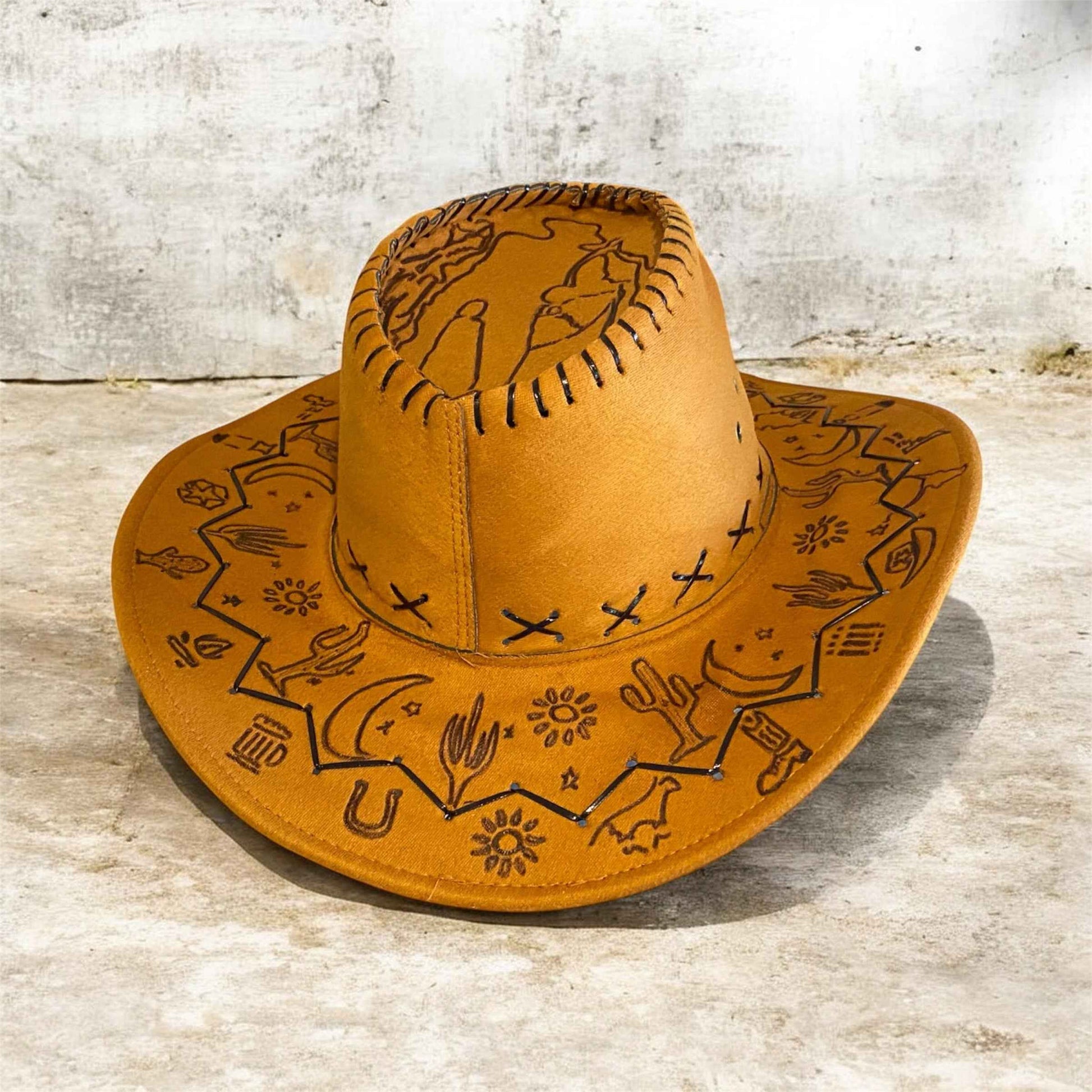 Custom Kids Felt Hat - Wild West Whimsy Youth Ranch Style