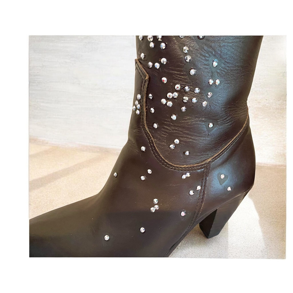 Custom RM Williams Ladies Long boots Size 6.25, 100% leather, made in Australia, discontinued line