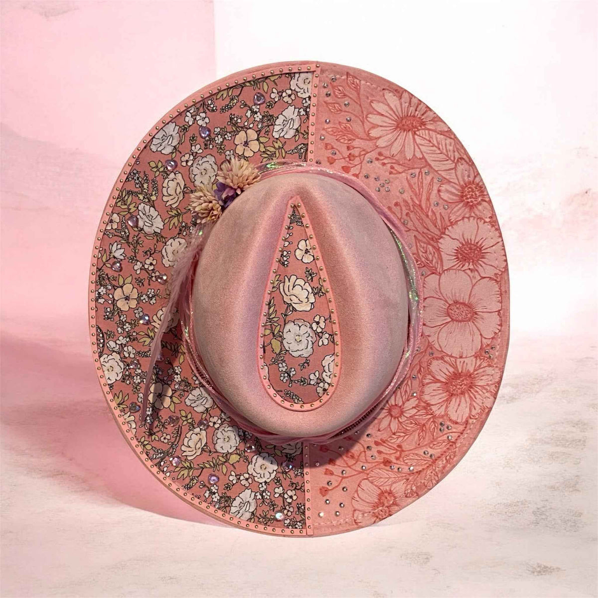 Pretty In Pink Fedora Hat: Elevate Your Style with Handcrafted Elegance