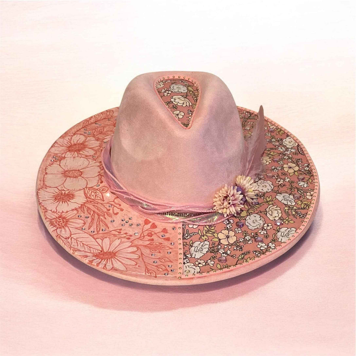 Pretty In Pink Fedora Hat: Elevate Your Style with Handcrafted Elegance