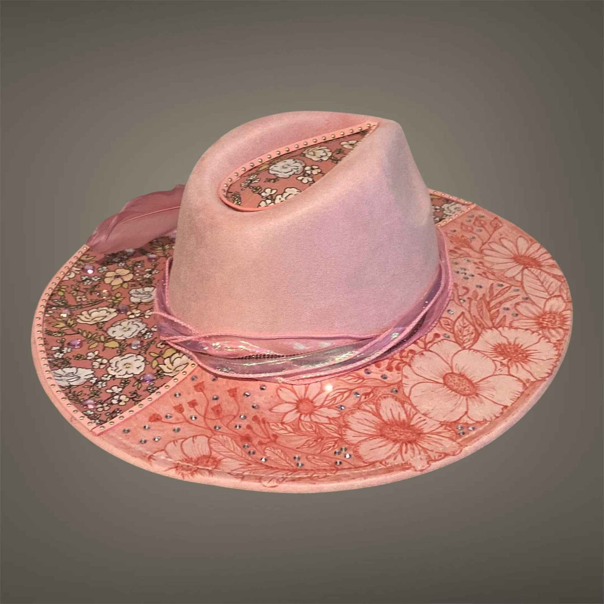 Pretty In Pink Fedora Hat: Elevate Your Style with Handcrafted Elegance