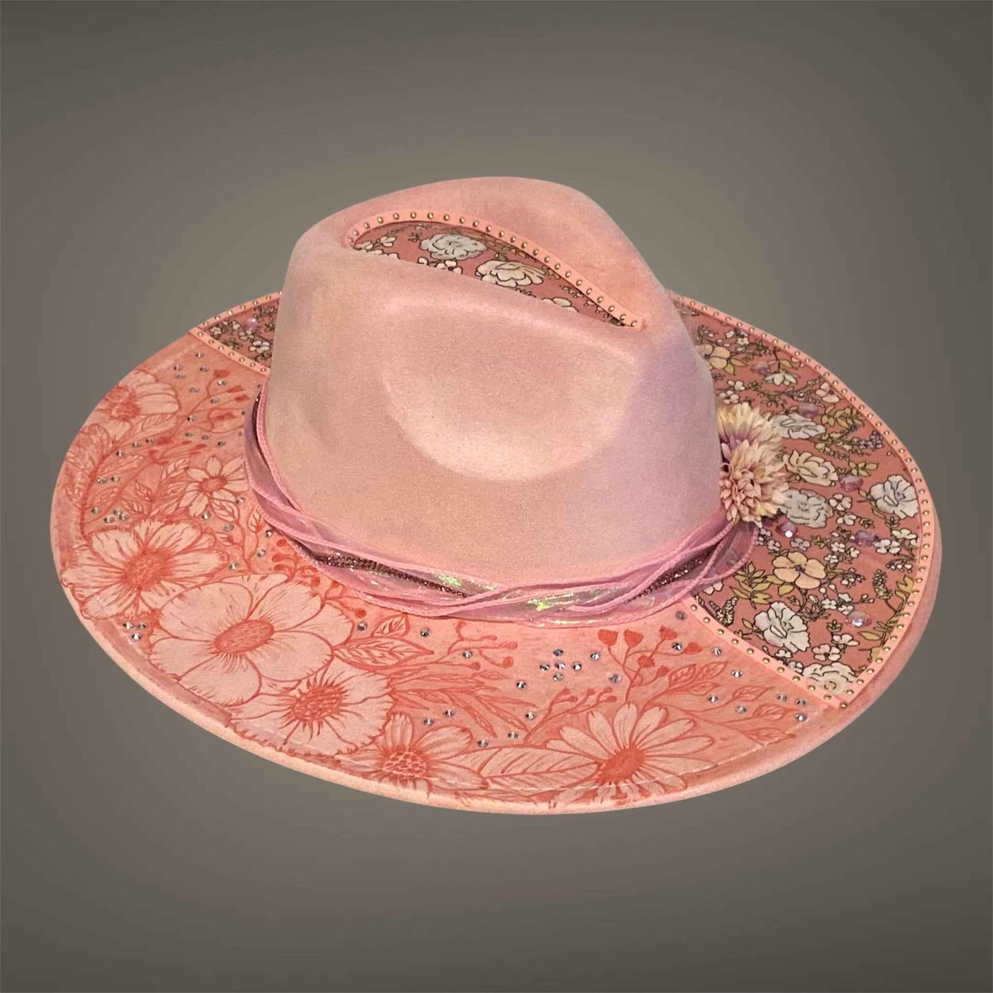 Pretty In Pink Fedora Hat: Elevate Your Style with Handcrafted Elegance