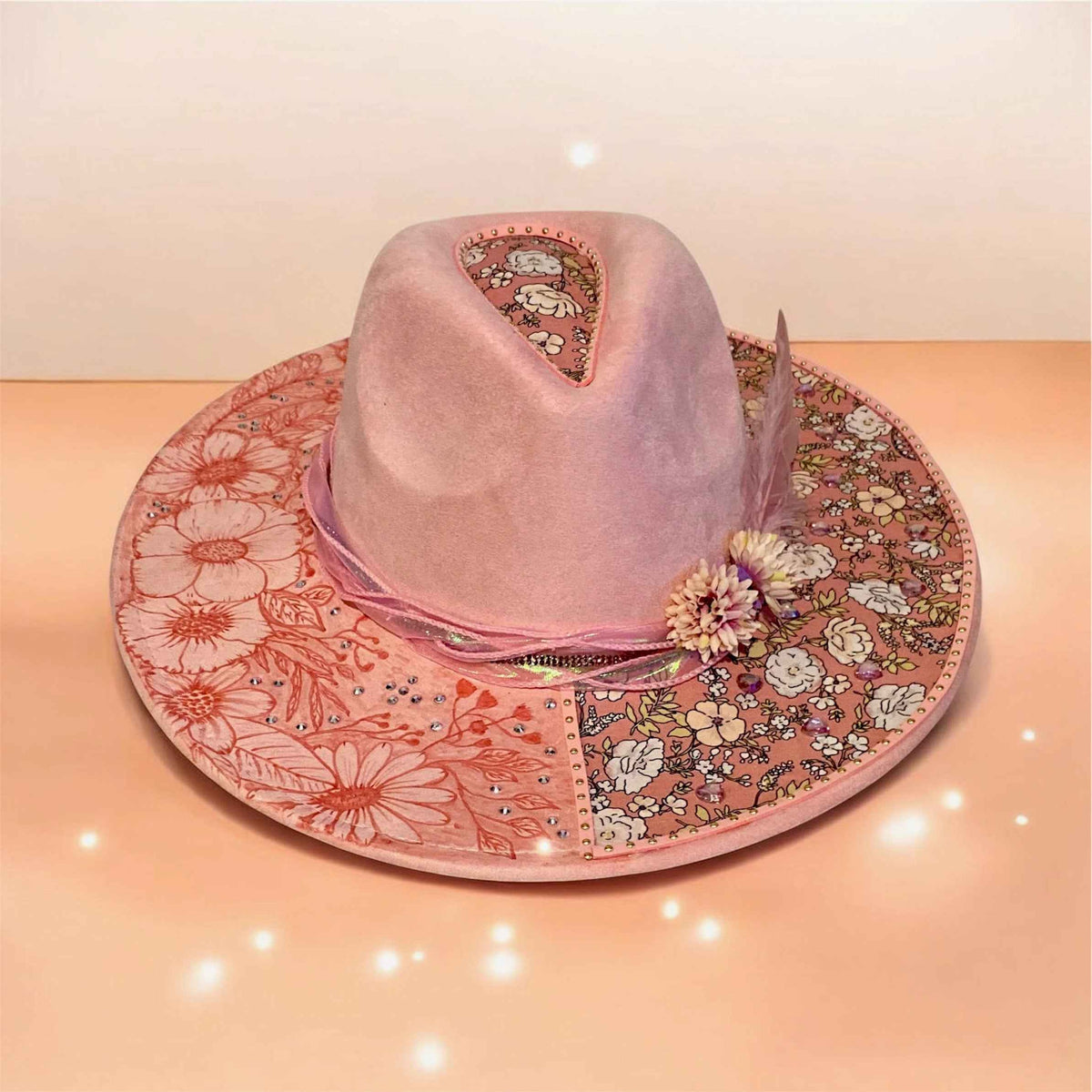 Pretty In Pink Fedora Hat: Elevate Your Style with Handcrafted Elegance