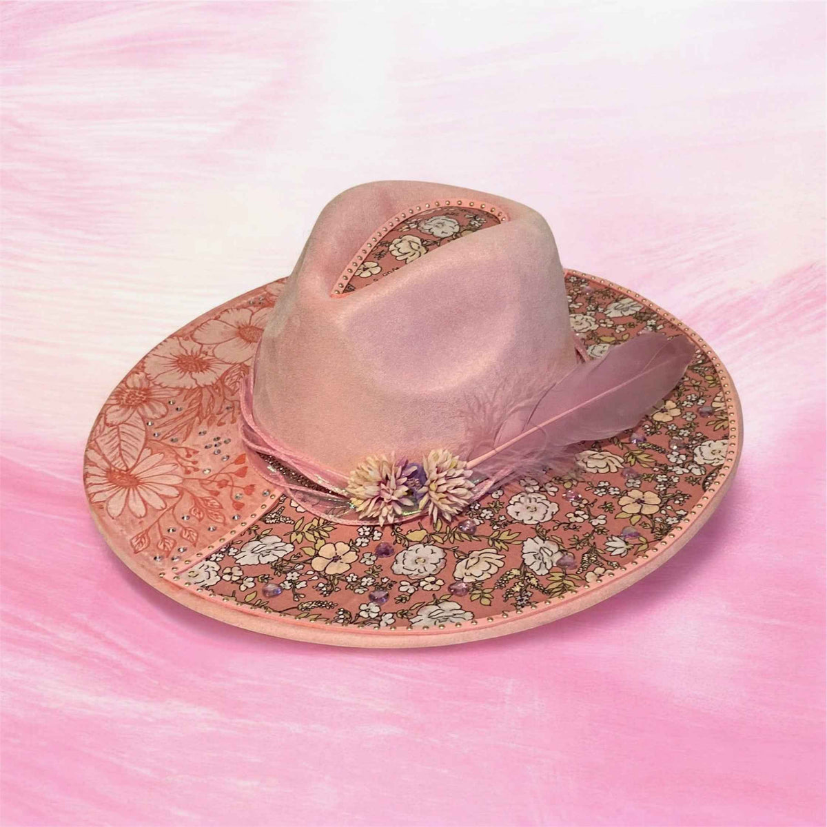 Pretty In Pink Fedora Hat: Elevate Your Style with Handcrafted Elegance