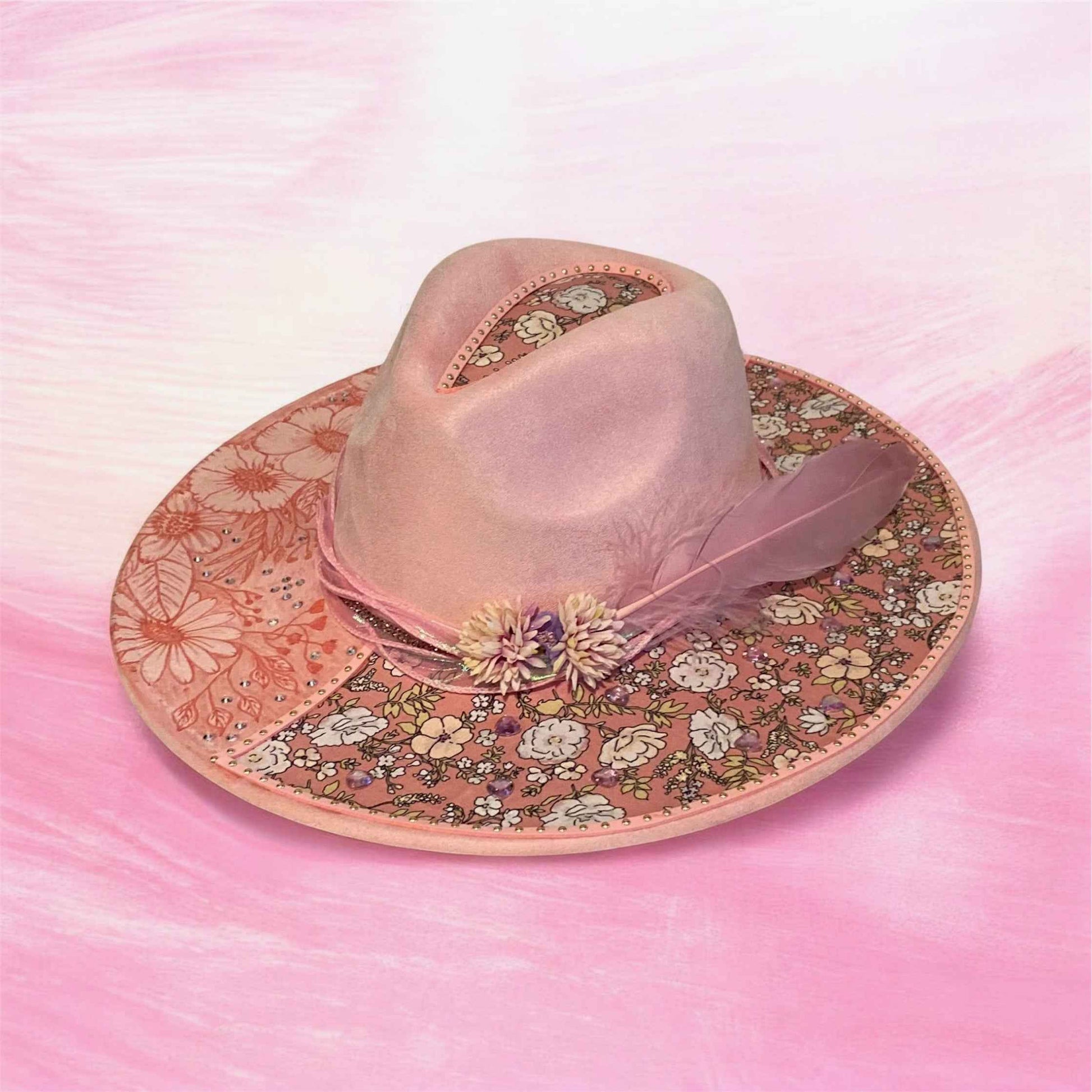 Pretty In Pink Fedora Hat: Elevate Your Style with Handcrafted Elegance
