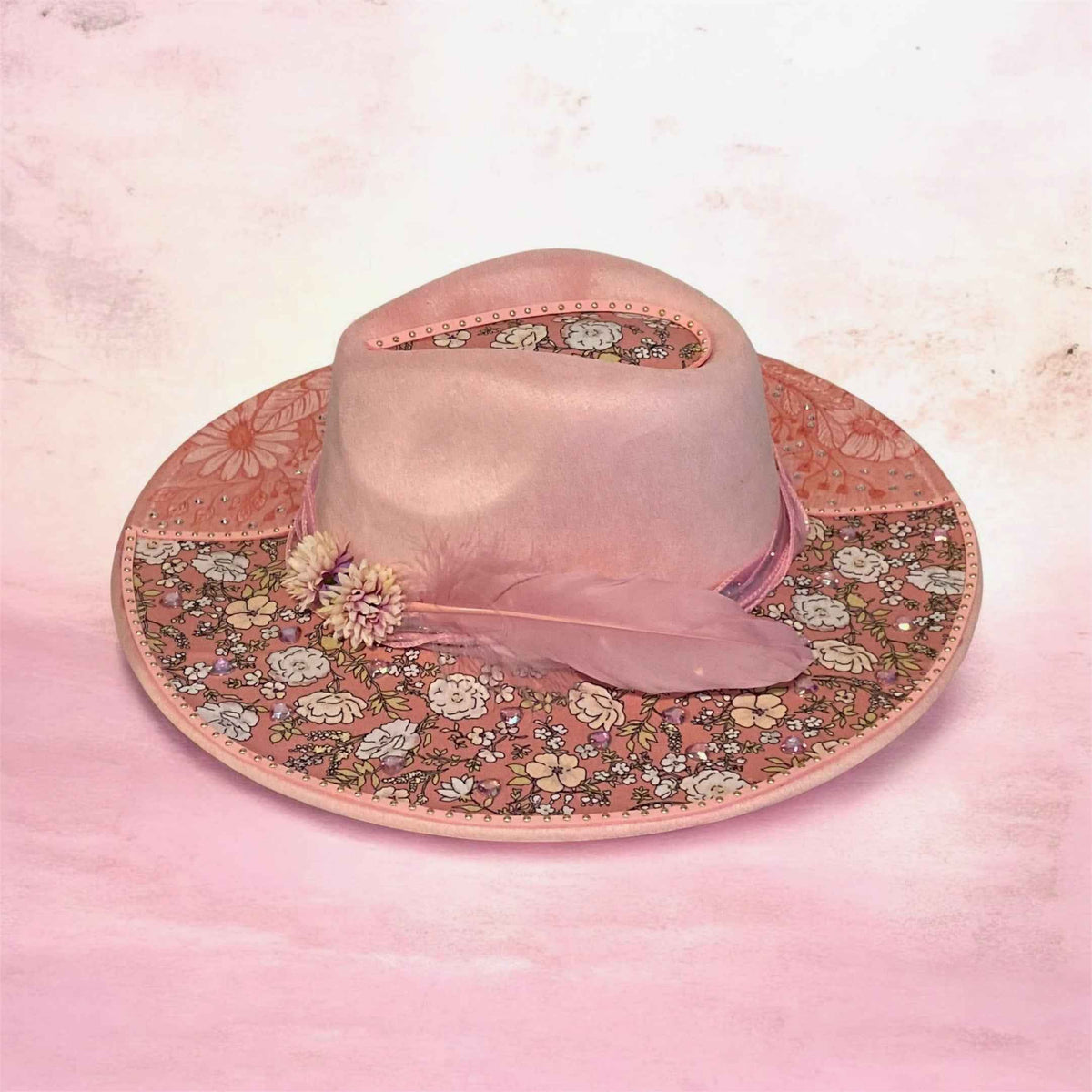 Pretty In Pink Fedora Hat: Elevate Your Style with Handcrafted Elegance