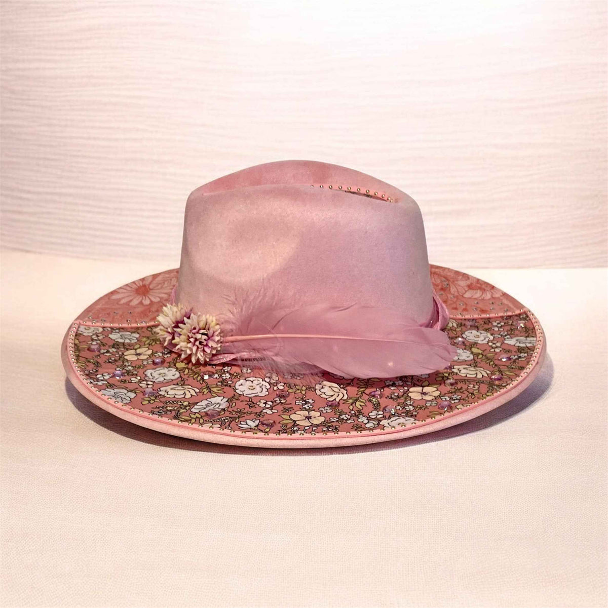 Pretty In Pink Fedora Hat: Elevate Your Style with Handcrafted Elegance