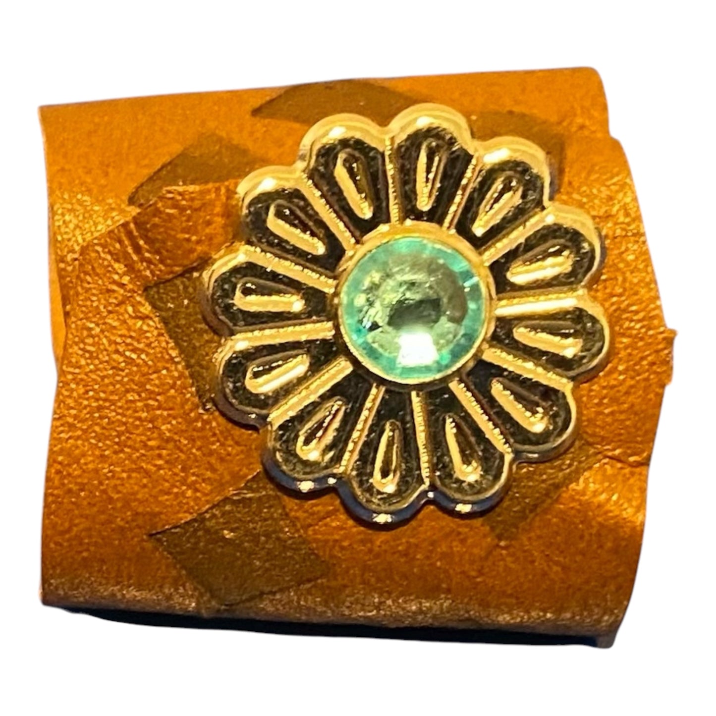 Handmade Leather Bandana Buckles