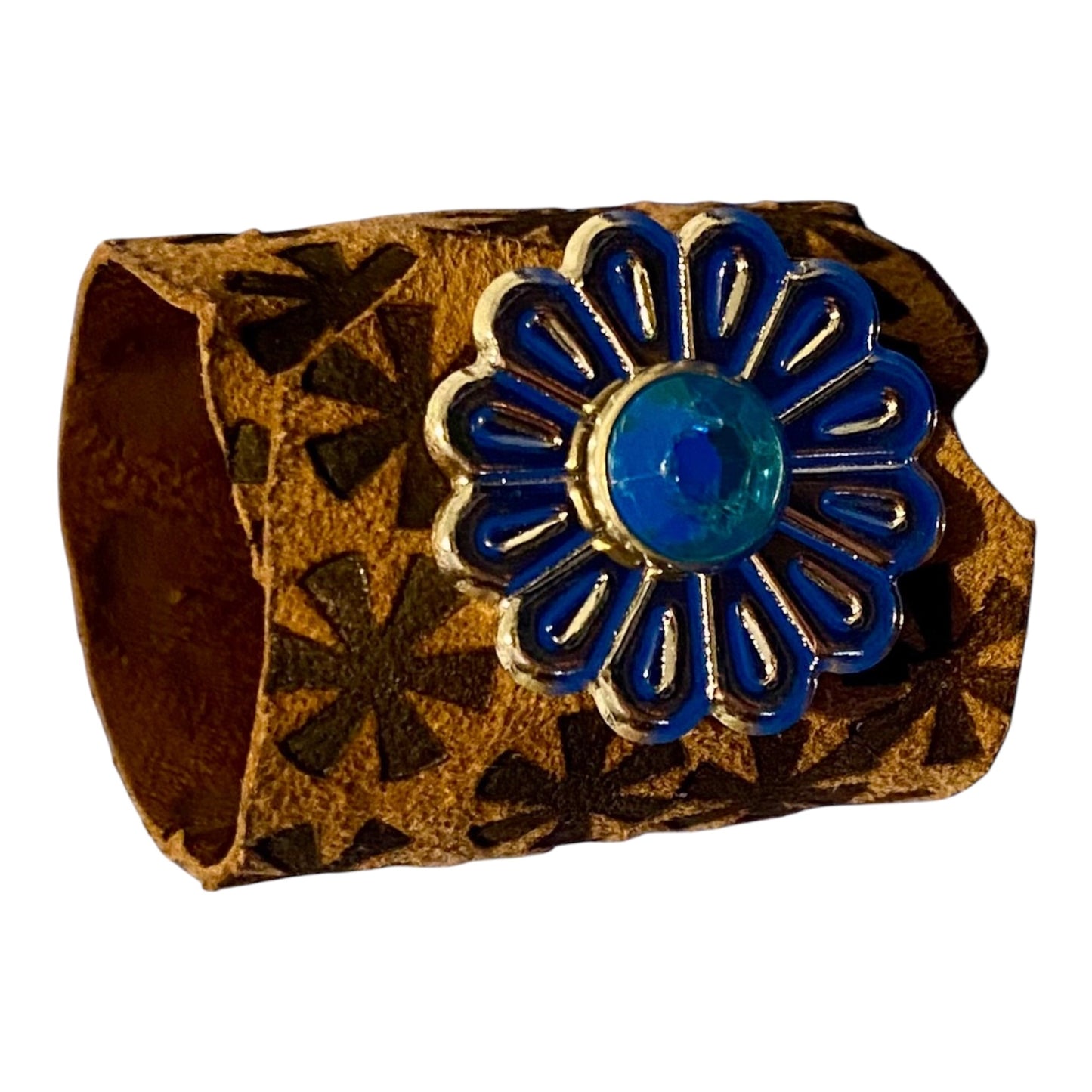 Handmade Leather Bandana Buckles
