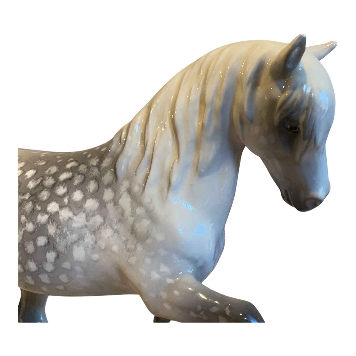 Vintage Goebel Porcelain "Haflinger" Horse/Pony /sculpture CUSTOM GLAZED