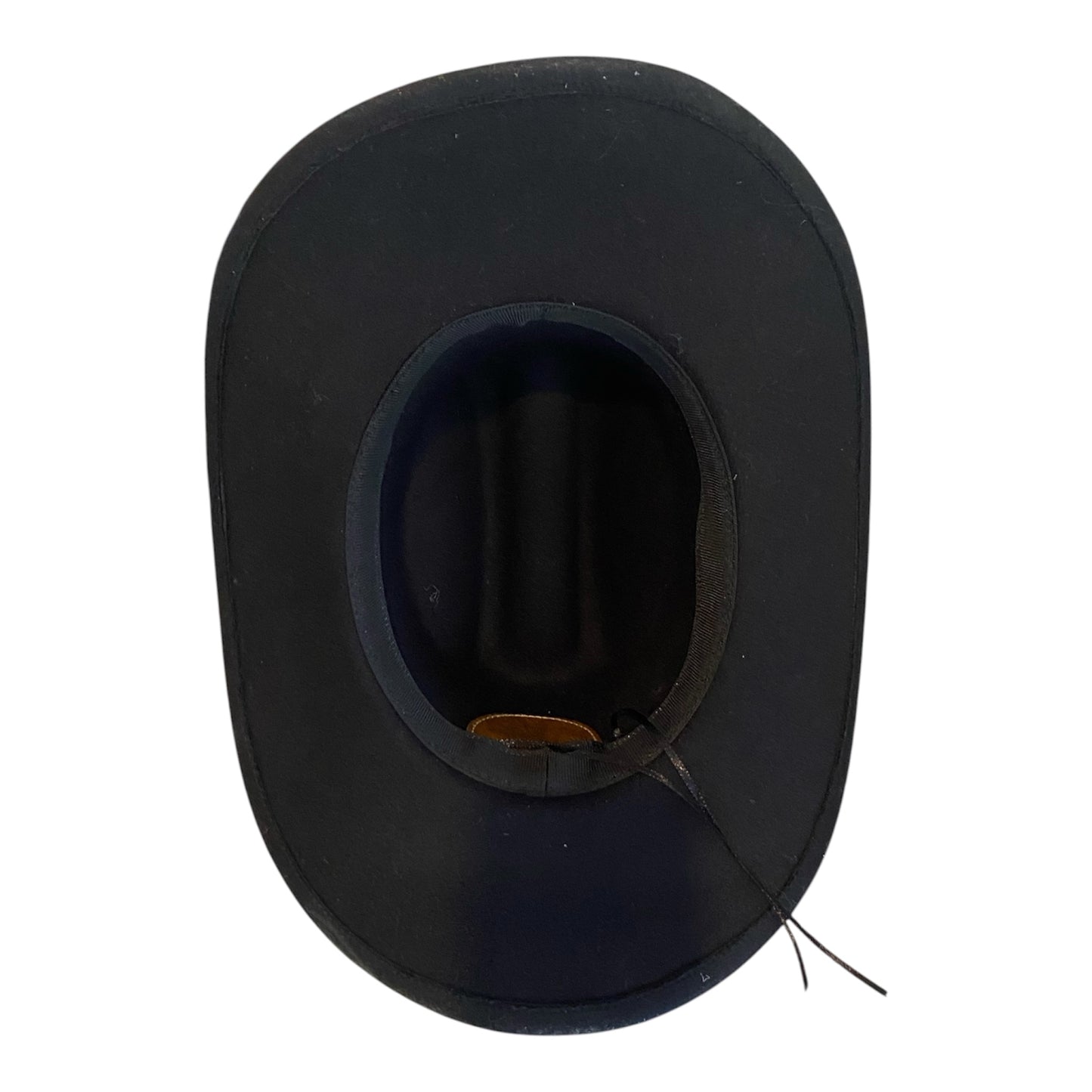 Custom Felt Cowboy Hat - Black with Bundy Rum Flair