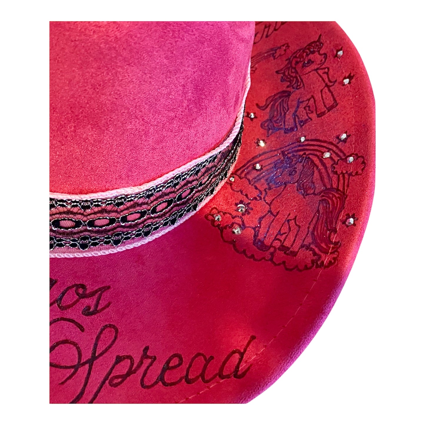 Giddy Up Sparkle Farts Hot Pink Suedette Cowboy Hat – Stand Out with Style