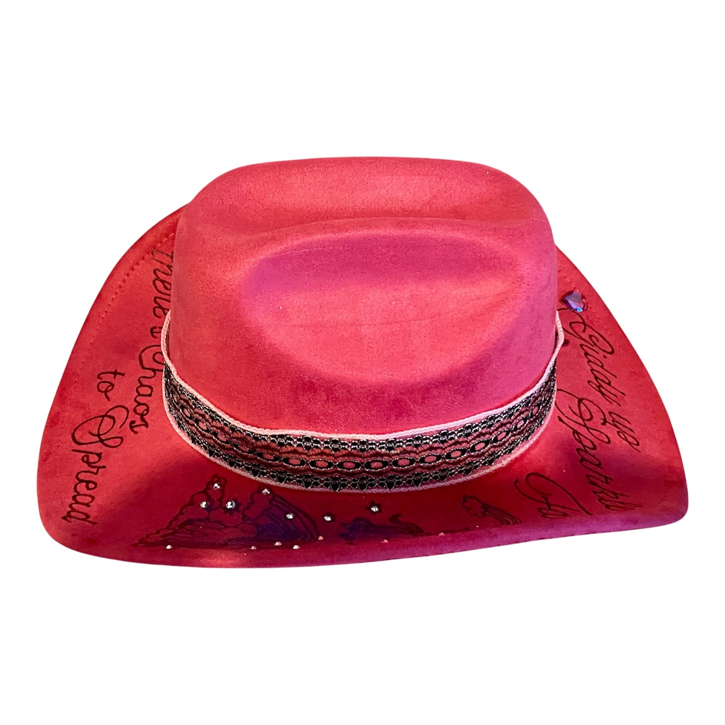 Giddy Up Sparkle Farts Hot Pink Suedette Cowboy Hat – Stand Out with Style
