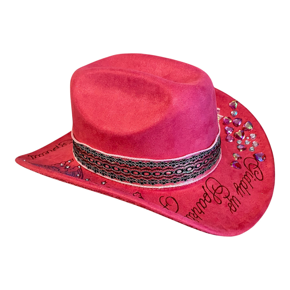 Giddy Up Sparkle Farts Hot Pink Suedette Cowboy Hat – Stand Out with Style