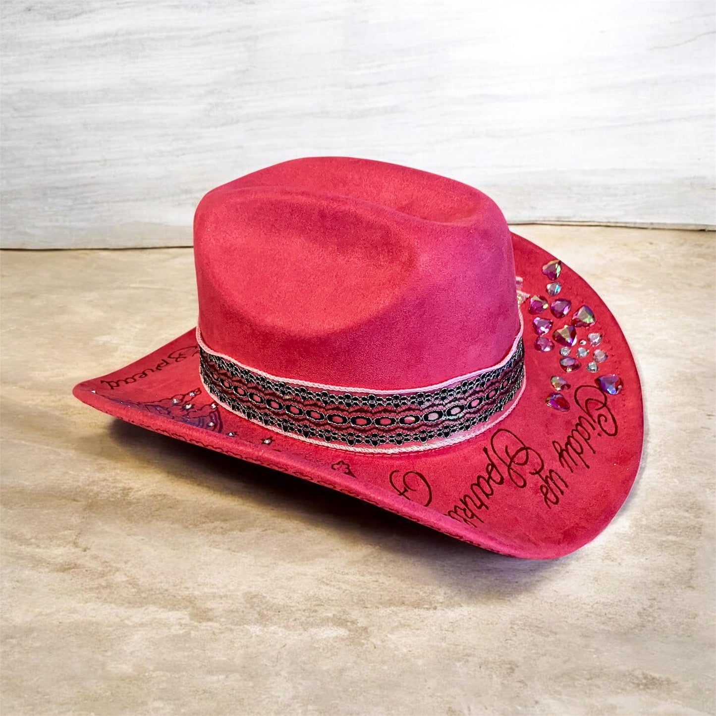 Giddy Up Sparkle Farts Hot Pink Suedette Cowboy Hat – Stand Out with Style