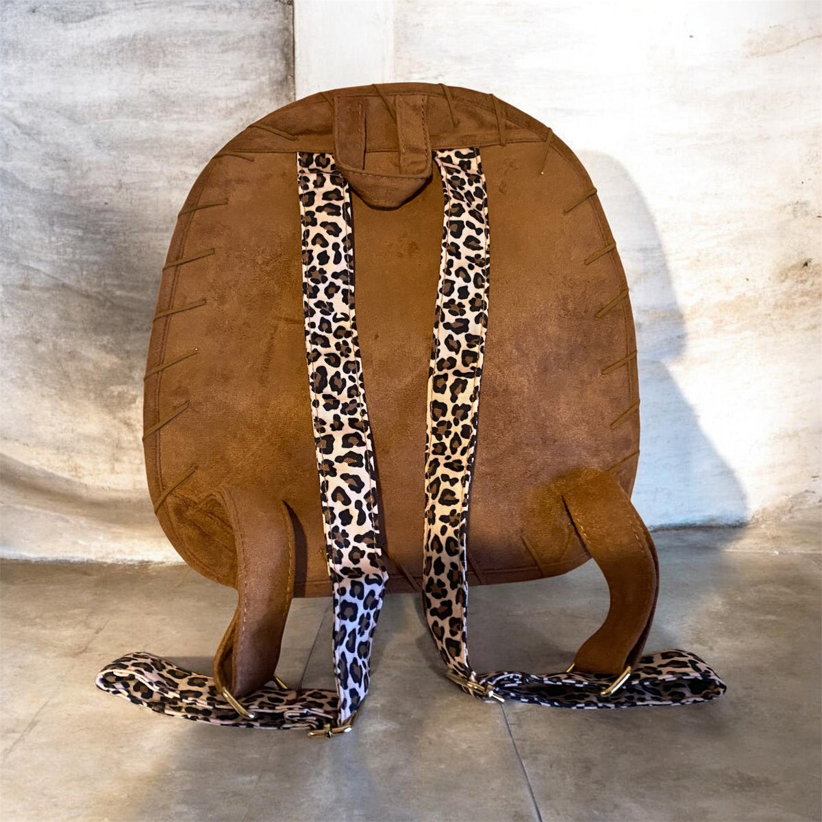 Stylish Custom Faux Suede Cowboy Hat Backpack for All Ages!