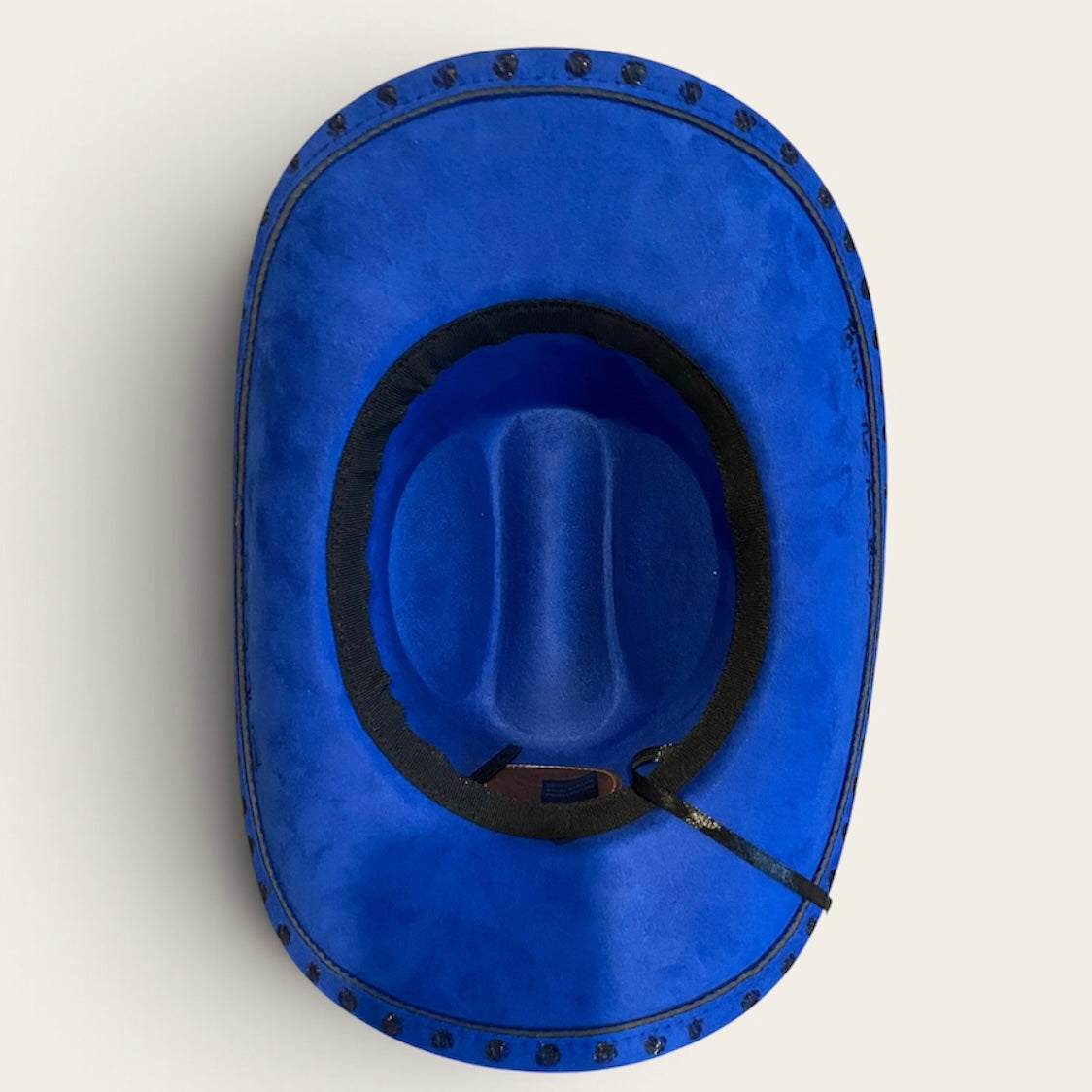 Blue Suedette Custom Cowboy Hat – Paint the Town Blue