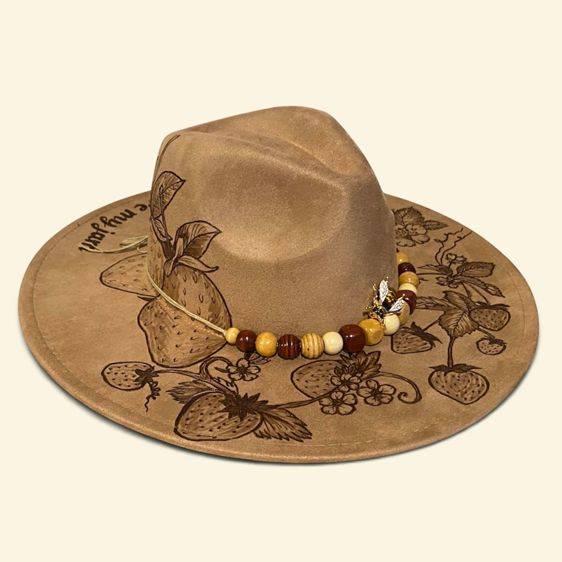 Summer Fun Style with the Deluxe Custom Fedora Hat – Strawberries Are My Jam edition