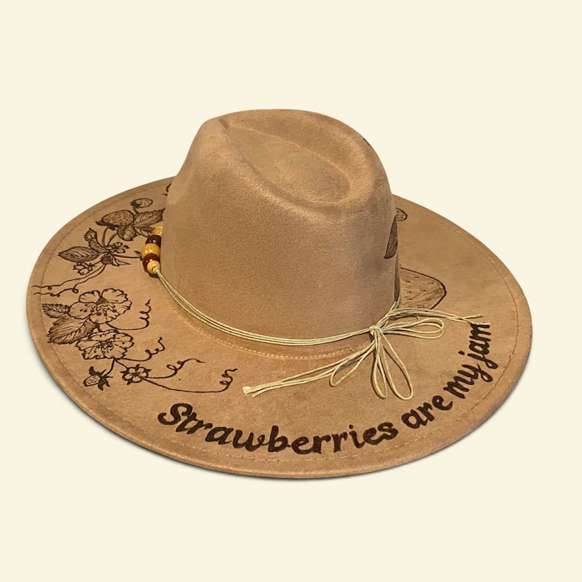 Summer Fun Style with the Deluxe Custom Fedora Hat – Strawberries Are My Jam edition