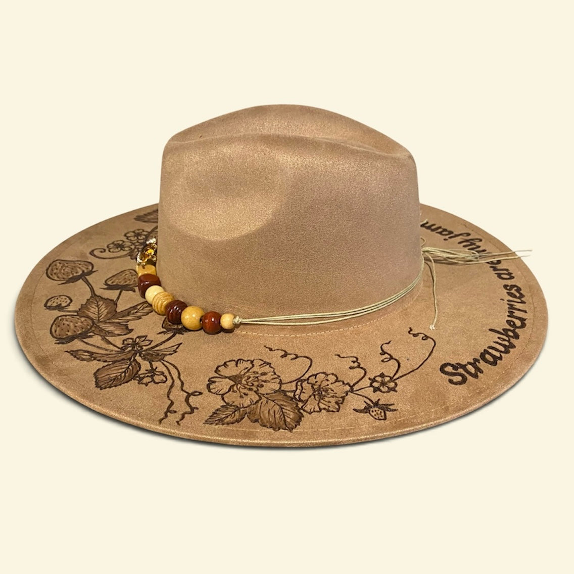 Summer Fun Style with the Deluxe Custom Fedora Hat – Strawberries Are My Jam edition