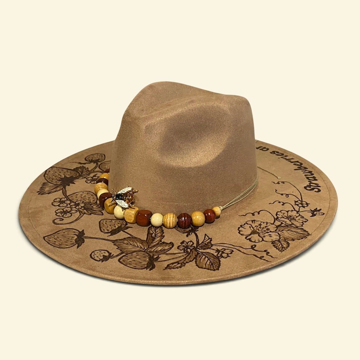 Summer Fun Style with the Deluxe Custom Fedora Hat – Strawberries Are My Jam edition