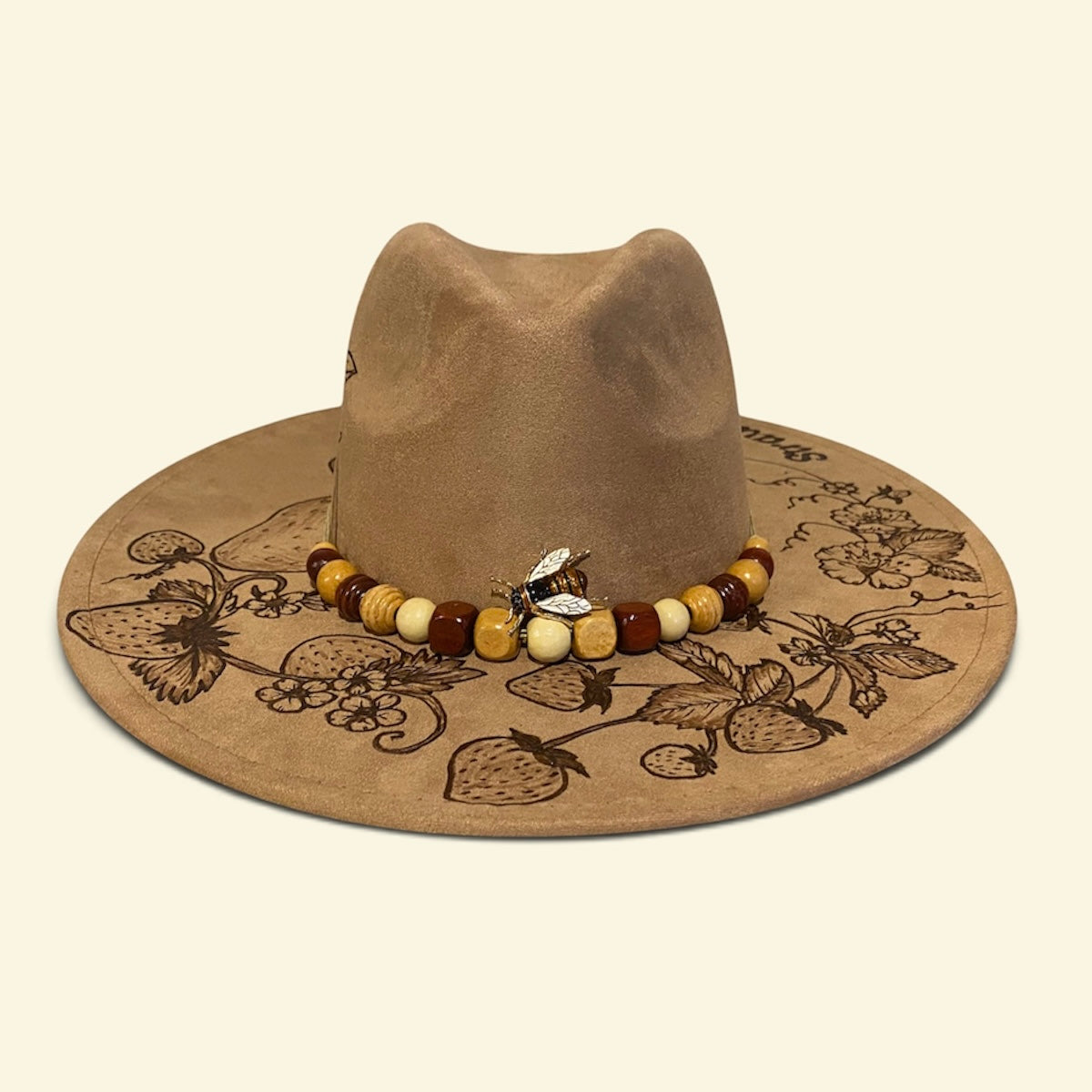 Summer Fun Style with the Deluxe Custom Fedora Hat – Strawberries Are My Jam edition