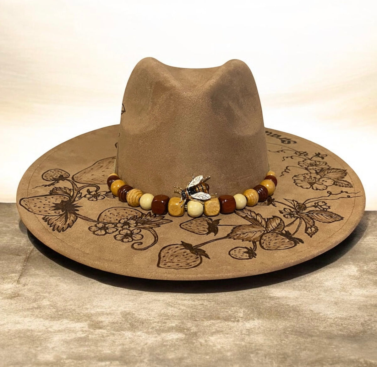 Summer Fun Style with the Deluxe Custom Fedora Hat – Strawberries Are My Jam edition