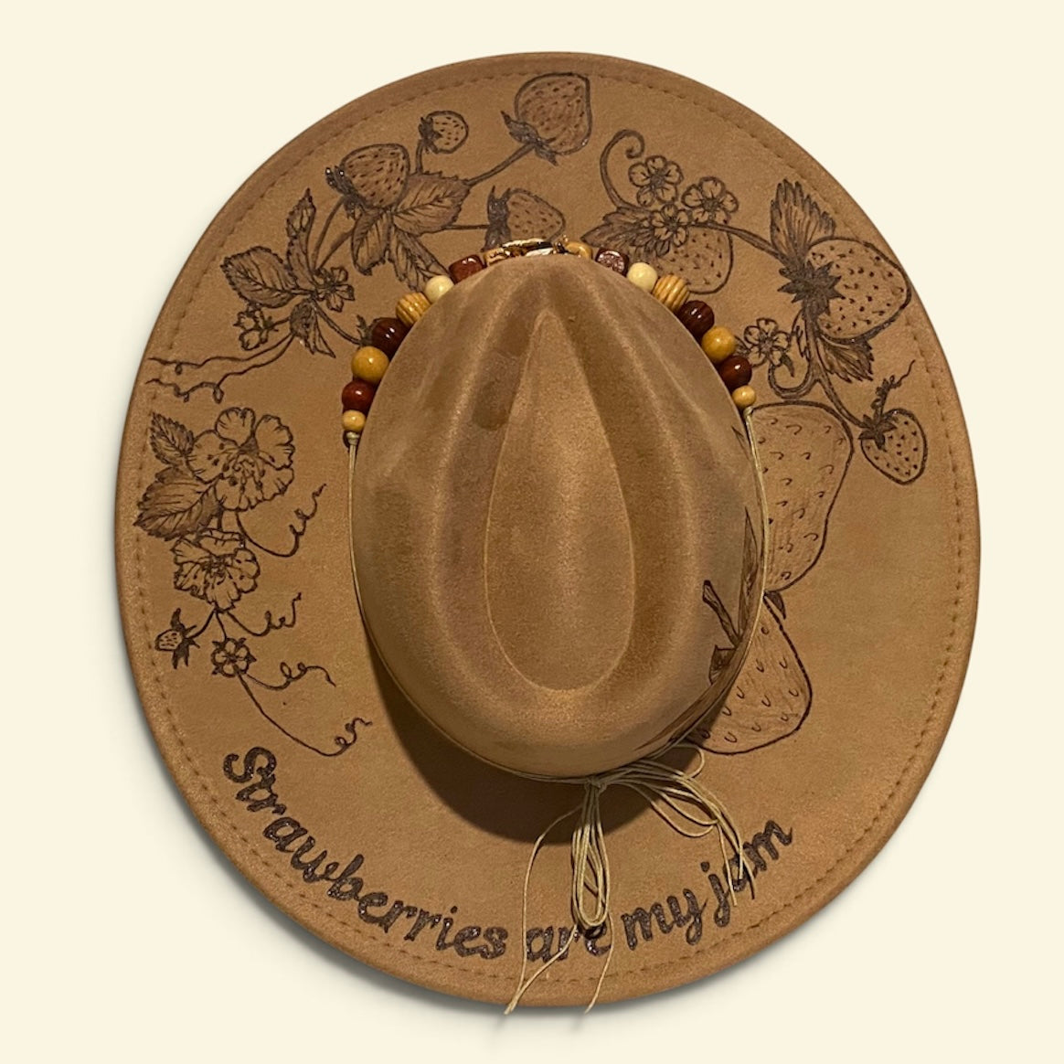 Summer Fun Style with the Deluxe Custom Fedora Hat – Strawberries Are My Jam edition