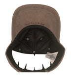 Hand Burned Baseball Fashion Cap 100% Polyester Faux Suede, Greyfriars Bobby Dog theme